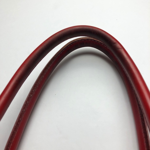 DOONEY & BOURKE Vintage Red Leather Handbag - Picture 12 of 16